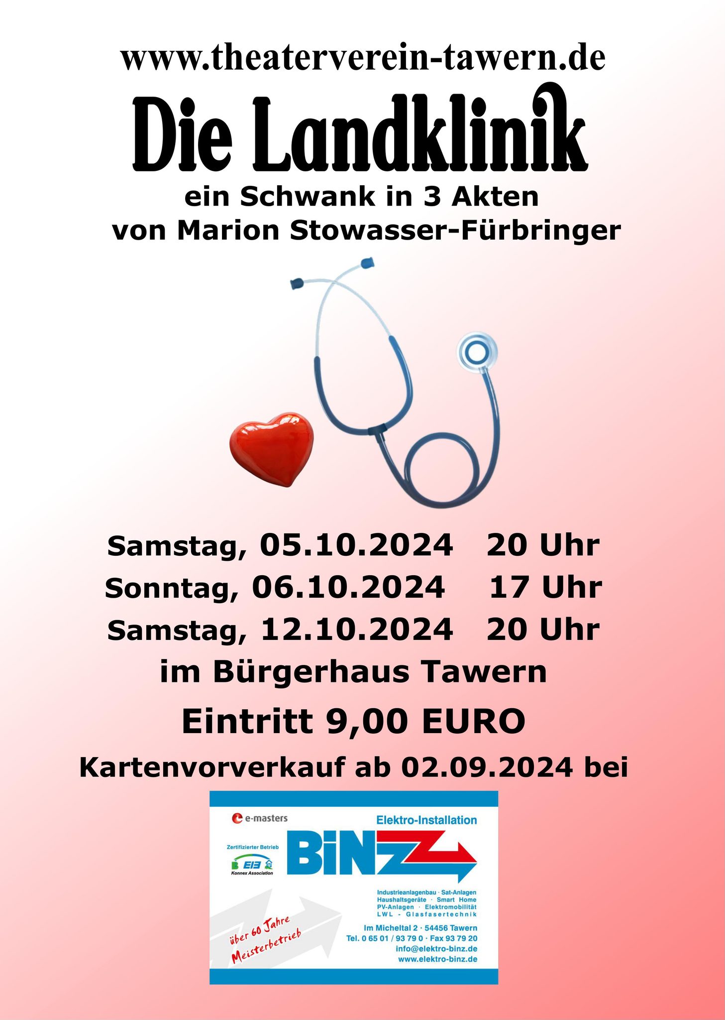 Spielzeit 2024  -  Die Landklinik